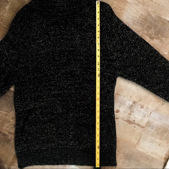 Vintage Stefano black and gold metallic sweater - Picture 3 of 8